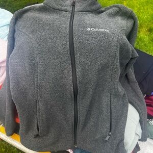 Grey Columbia zip up